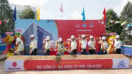 [VP-News] Lễ khởi công – Nhà Xưởng 1 TLD Hitech